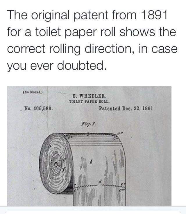 Toilet Paper Patent